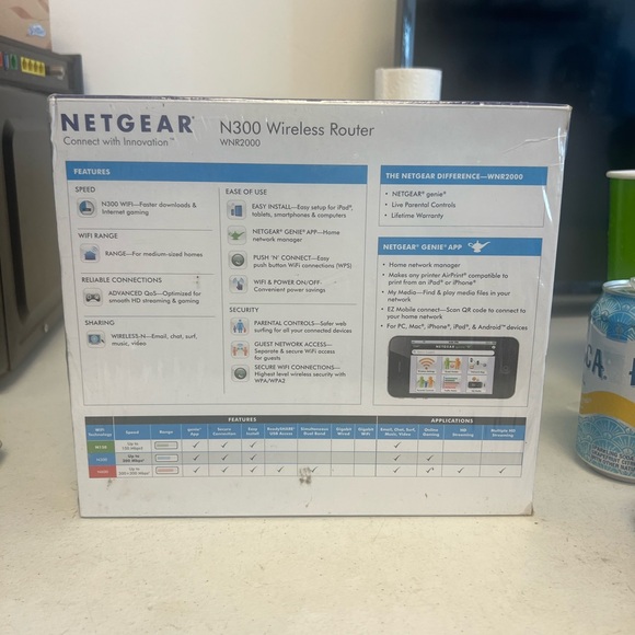 NIB Netgear N300 Wireless Router - Picture 7 of 8